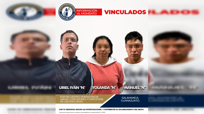 Desarticulan célula de secuestradores y rescatan a víctima en Salamanca, Guanajuato