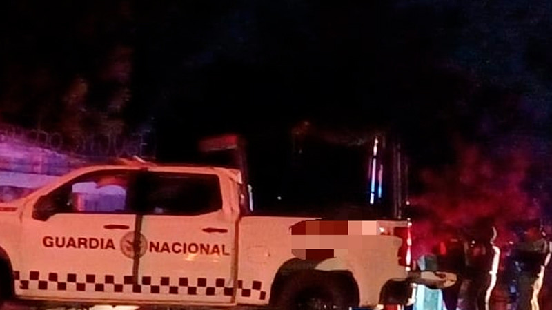 Ultiman a mando policiaco en Procesión del Silencio, en Apaseo el Grande, Guanajuato