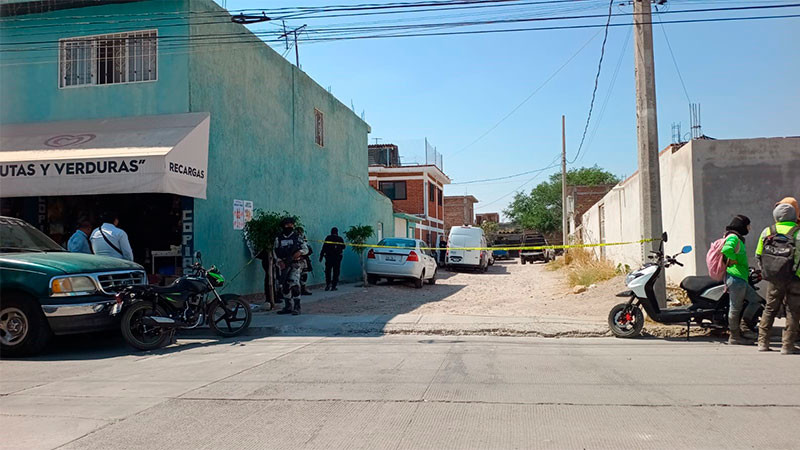 Ataque armado deja un hombre fallecido y un menor herido en la colonia Lagos de Celaya, Guanajuato 