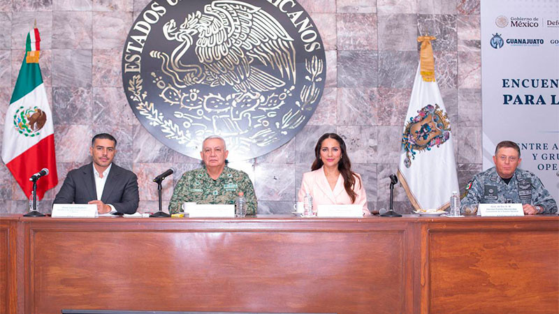 Guanajuato fortalece coordinación en seguridad; registran reducción del 47.9% en homicidios dolosos