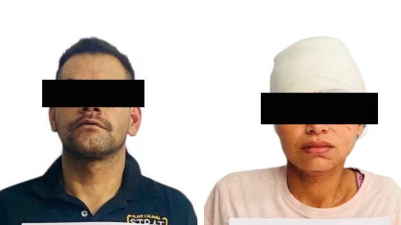 Cae pareja que transportaba 55 kilos de estupefacientes, en Guanajuato