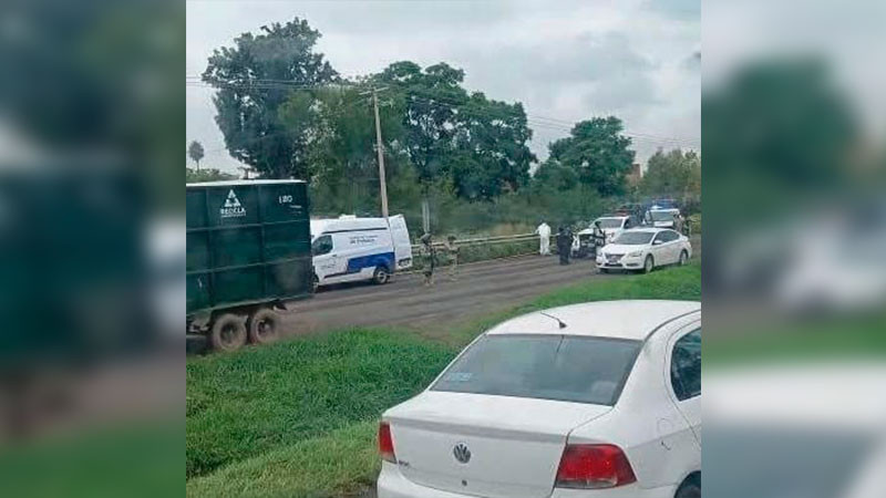 Abandonan cuerpo desmembrado en el libramiento sur de Irapuato