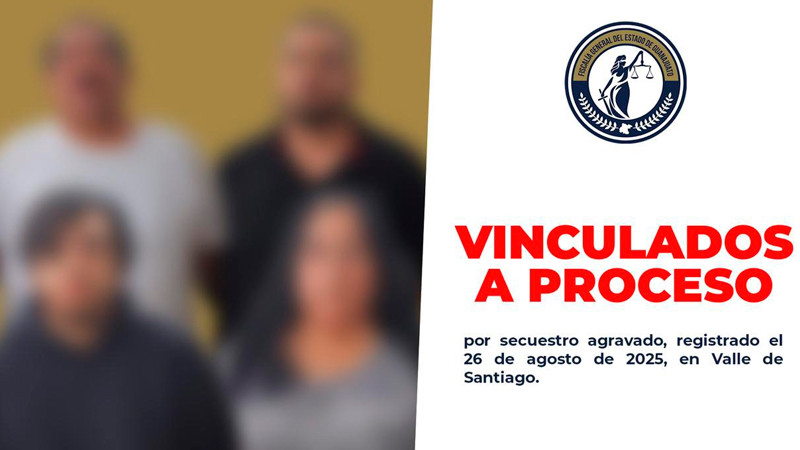 María “N”, Octavio “N”, Ignacio “N” y José Antonio “N” detenidos por secuestro en Salamanca