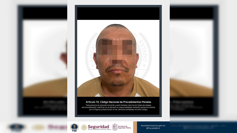 Capturan a “El Silencio”, señalado líder del crimen en Michoacán y Guanajuato vinculado a homicidios, extorsión y secuestro de dos agentes federales