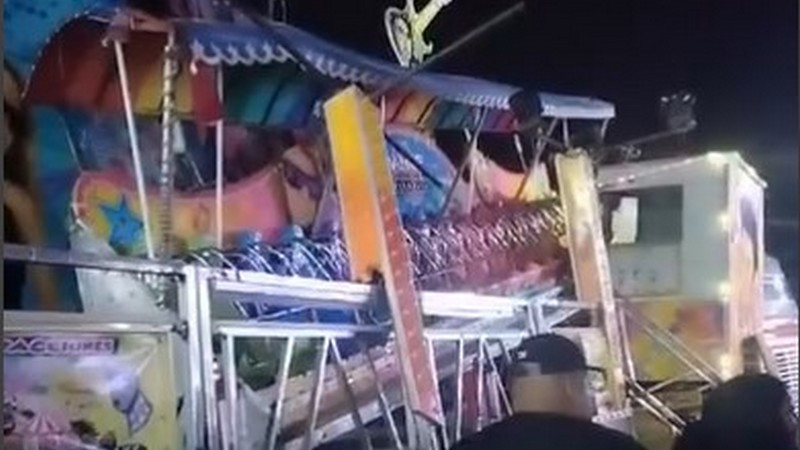 Accidente en juegos mecánicos irregulares deja cuatro lesionados en Celaya; aplicarán sanción a empresa responsable