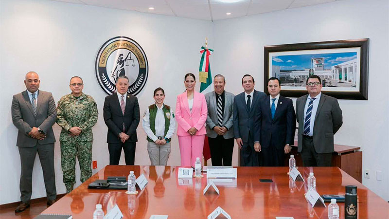 Gobernadora Libia Denisse y García Harfuch destacan resultados por trabajo coordinado en seguridad en Guanajuato 