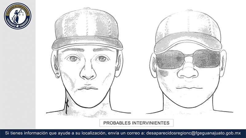 Pide la FGE de Michoacán ayuda a la ciudadanía para identificar a dos hombres buscados por autoridades de Guanajuato