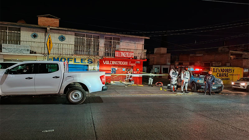 Quitan la vida a trabajador de vulcanizadora en la Colonia Emeteria Valencia en Celaya, Guanajuato 