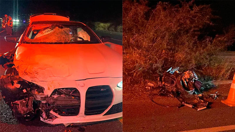 Fatal accidente en la carretera San Miguel de Allende–Comonfort, deja un motociclista sin vida
