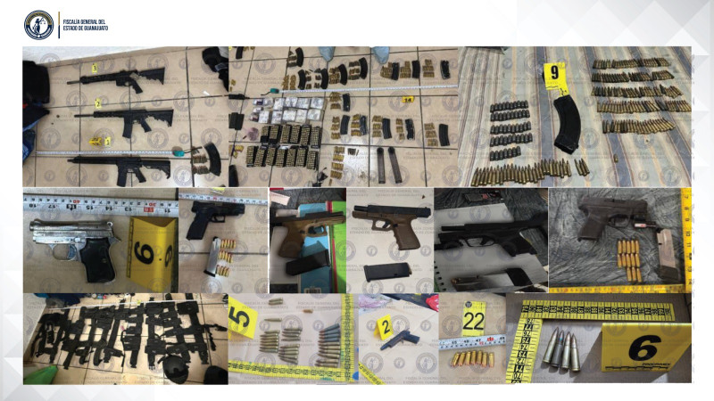 Detención por delitos contra la salud y portación de armas marca operativos simultáneos en Irapuato y Silao