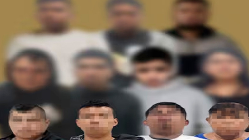 Capturan a 11 presuntos extorsionadores en Guanajuato; les aseguran armas, dinero y mensajes amenazantes