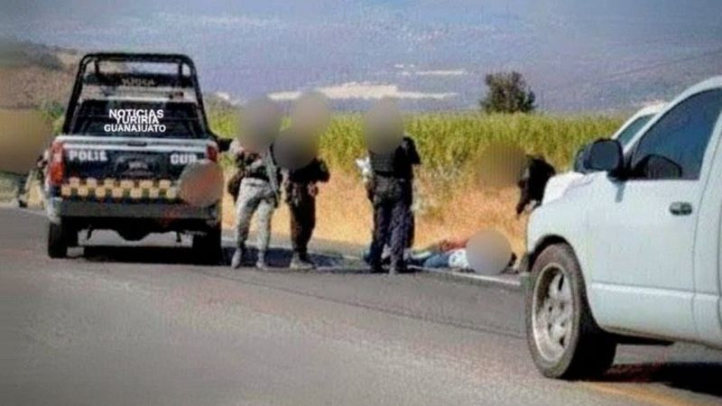 Transportistas, comerciantes y visitantes viven momentos de pánico tras balacera en persecución entre Uriangato y Yuriria; hay cuatro detenidos
