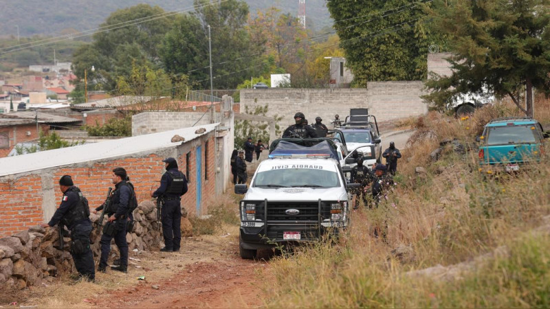 Delincuencia responde con balas a operativo especial en Puruándiro, Michoacán; abren fuego contra policías y atropellan a uno